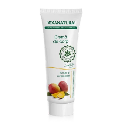 Crema de corp cu mango si unt de shea, 250ml, VivaNatura
