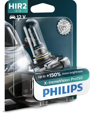 Bec Far Hir2 Px22D 55W 12V X-Treme Vision Pro150 Philips