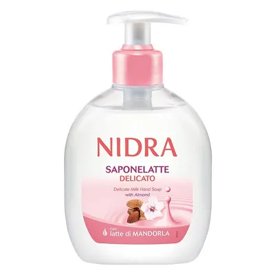 Sapun Lichid Nidra Saponelatte, cu Lapte de Migdale, 300 ml