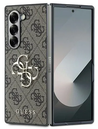 Husă Guess - Metal Logo, Galaxy Z Fold 6, maro