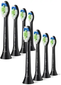 Capete de rezervă Philips Sonicare - W2 Optimal White HX6068/88, 8 bucăți, negru