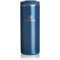 Stanley Transit Fliptop Mug cană termoizolantă mic Glacial Blue Shine 350 ml