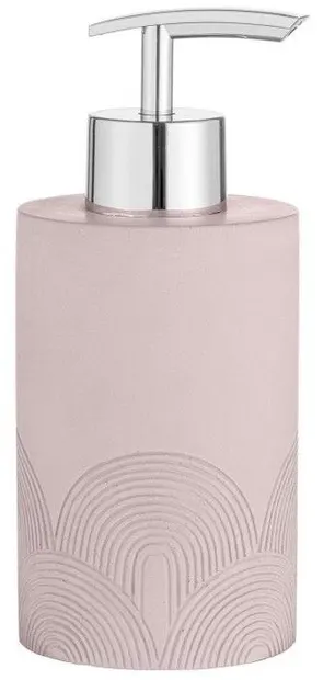 Dozator de săpun lichid Wenko - Roveto, 150 ml, gri-roz