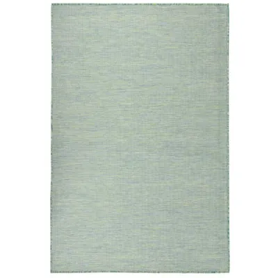 vidaXL Covor de exterior, turcoaz, 120x170 cm, țesătură plată