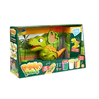 Set plastilina cu accesorii si jucarie pentru modelaj Lovin Dino Max, 1 bucata, Oktoclay