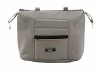 Carucior 3 in 1 Adamex Rimini Alu tip Collection Linen EcoLeather camel beige cu scaun iSize, parte sport reglabila pana la orizontala, cadru cu suspensii, landou cu suport de cap reglabil pe inaltime