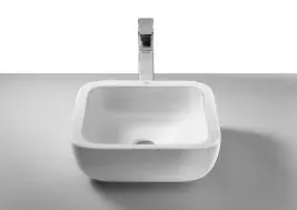 Lavoar Roca Khroma A327654000, montare pe blat, 40 x 40 cm, Alb