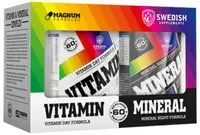 Vitamin Day Formula & Mineral Night Formula, 2 x 60 capsule, Swedish Supplements