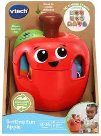 Jucărie de sortare Vtech - Apple, cu forme