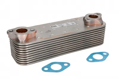 Radiator ulei (78x78x250mm, numar nervuri: 10) potrivit MAN TGA, TGX I D2840LF25-D2868LF07 09.02