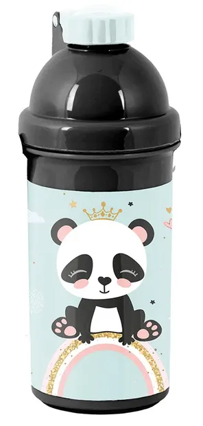 Sticlă de apă Paso Panda - Rainbow, 500 ml