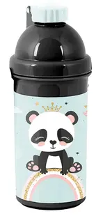 Sticlă de apă Paso Panda - Rainbow, 500 ml