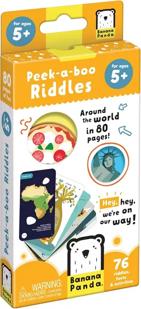 Joc educativ Banana Panda Peek-a-boo - Ghicitori, 5+ ani