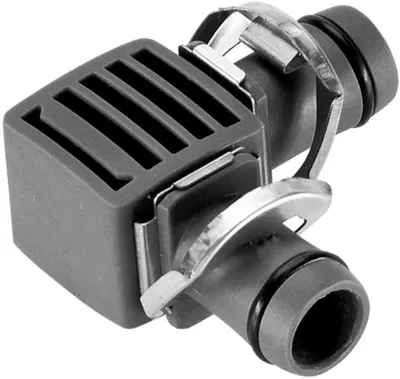 Furtun de conectare Gardena - unghiular pentru irigare prin picurare, 1/2'', 13 mm, 2 bucăți