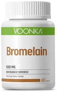 Voonka Bromelain, 1000 mg, 60 capsule