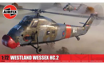 Model asamblabil Airfix Militare: Elicoptere - elicopter britanic Westland Wessex HC.2