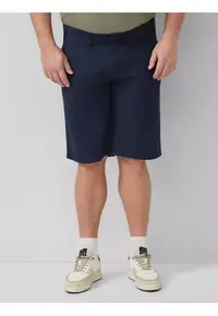 Big Sizes Pantaloni scurti chino - barbati big sizes - Detroit - Relaxed fit - Bleumarin inchis