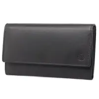 Portofel dama Marquise, Bailey PT1493, piele naturala, Negru