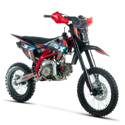 Motocicleta Enduro Cross Asix XB47 125cc, 4T, roti 17 14 , 4 viteze, pornire electromotor, culoare negru rosu
