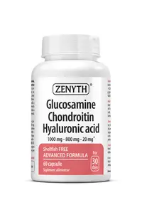 Glucosamine Chondroitin Hyaluronic Acid, 60 capsule, Zenyth