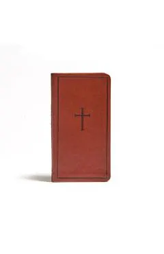CSB Single-Column Pocket New Testament, Brown Leathertouch