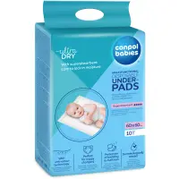 Canpol babies Multifunctional Underpads suport pentru schimbat scutecele de unică folosință 60x60 cm 10 buc
