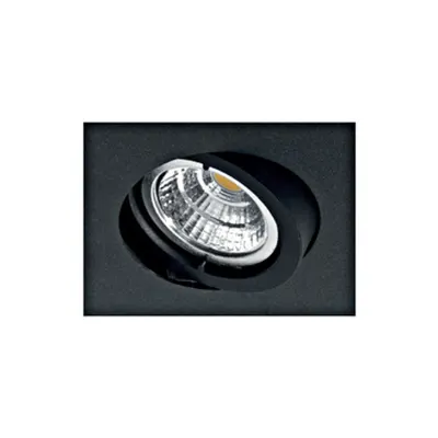 My68 Square, MR16, IP20, adjustable, negru