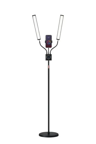 Lampa LED profesionala cu 2 brate CS-D50S si suport telefon