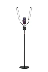 Lampa LED profesionala cu 2 brate CS-D50S si suport telefon