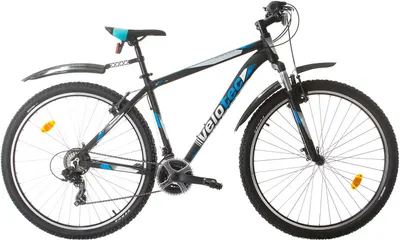 Bicicletă de munte cu viteze Velotec - Pro, 27.5", 480 mm, negru/albastru
