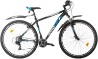 Bicicletă de munte cu viteze Velotec - Pro, 27.5", 480 mm, negru/albastru