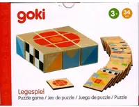 Joc educativ pentru copii -puzzle Goki - Cubus II