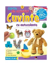Cuvinte. Carte de activităţi cu autocolante - Paperback brosat - ***
