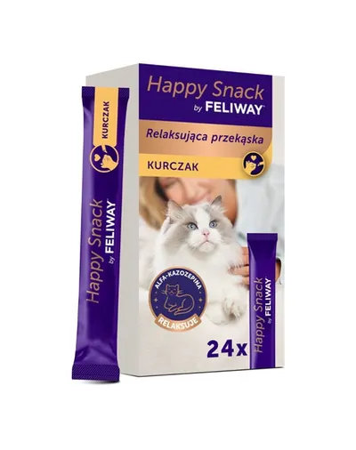 Gustare relaxantă pentru pisici FELIWAY Happy Snack 24x15 g cu pui