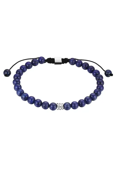 Bratara cu lapis lazuli - Argintiu