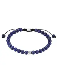 Bratara cu lapis lazuli - Argintiu