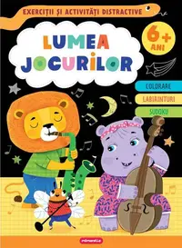 Lumea jocurilor - Exerciții și activități distractive (6+ ani) - Paperback brosat
