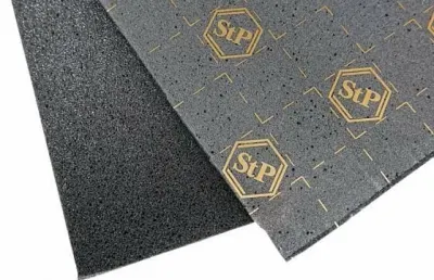 Insonorizant auto Premium STP Biplast 10mm, 375x500mm, Foaie