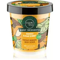 Organic Shop Body Desserts Mango Sugar Sorbet exfoliant din zahăr, pentru regenerare pentru corp