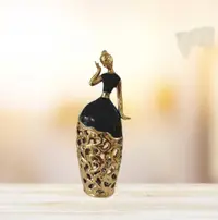 Statuetă Morello - Lady Black & Gold, 31 х 10 х 7.5 cm