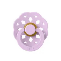 Suzeta din latex cu tetina rotunda pentru +6 luni Boheme Violet Sky, 1 bucata, Bibs