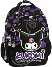Ghiozdan școlar Graffiti Kuromi - Jolt, cu 2 compartimente