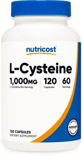 L-Cysteine, 120 capsule , Nutricost