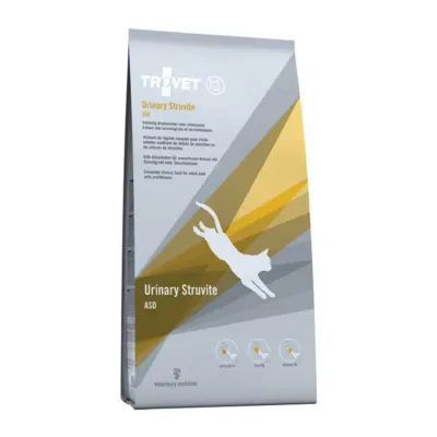 TROVET Cat Urinary Struvite ASD, dietă veterinară pisici, hrană uscată, afecțiuni urinare (struviți), 2.5kg