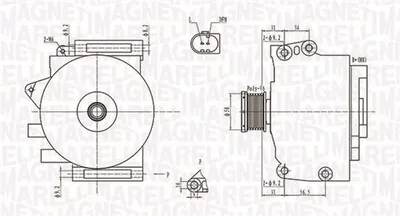 Alternator (14V, 200A) MERCEDES E T-MODEL (S211), E (W211), S (W220) 2.1D-3.2D intre 2002-2009