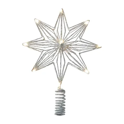 Decorațiune luminoasă argintie cu baterii Chloe – Sirius