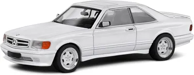 Model de colecție SOLIDO Modern: Mașini - Mercedes SEC 560 AMG Widebody (White) (1990)