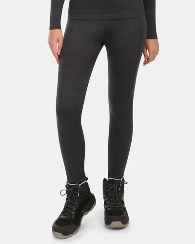 Pantaloni termici KILPI Mavora Bottom, Negru, Femei