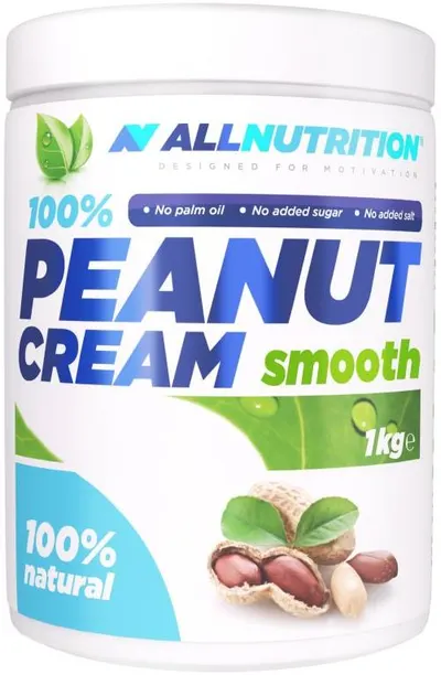 Peanut Cream, Smooth, 1 kg, AllNutrition