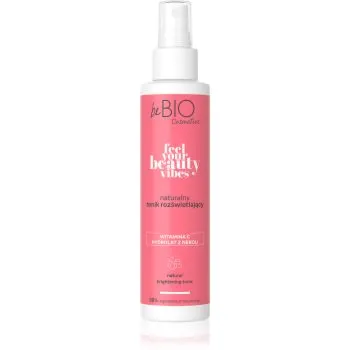 beBIO Feel Your Beauty Vibes solutie tonica cu efect de iluminare